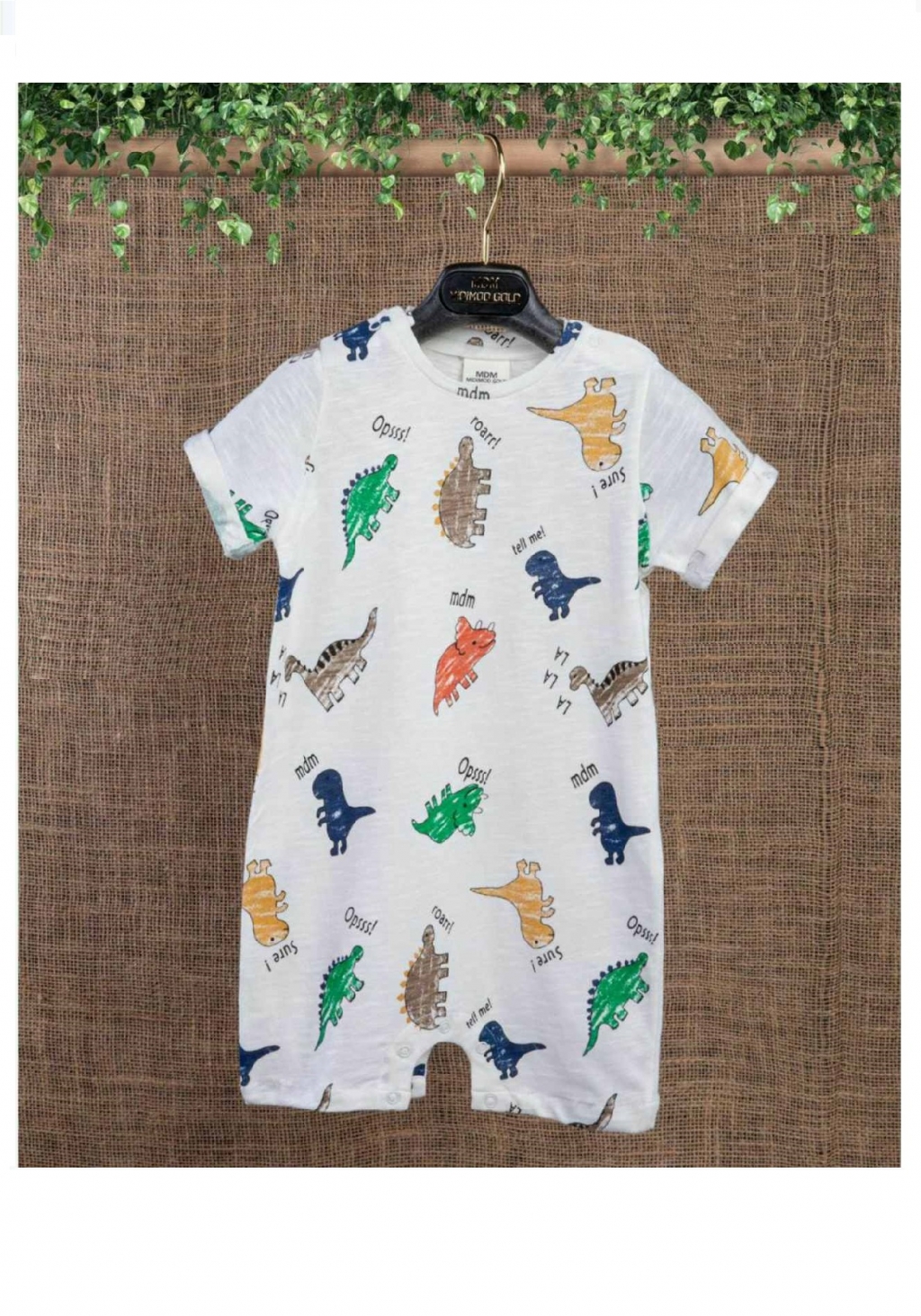 Overalls boy short sleeves