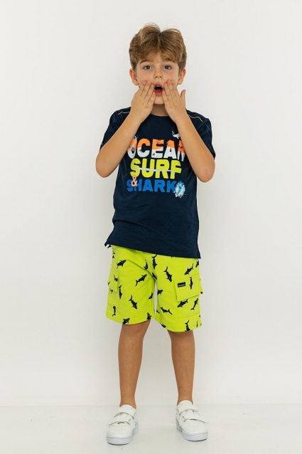 Boy short sleeve set