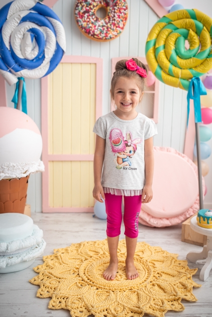 Short sleeve girl set