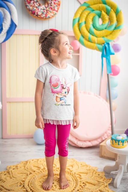 Short sleeve girl set
