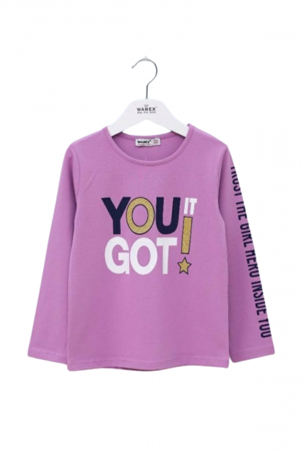 Blouse girl long sleeves