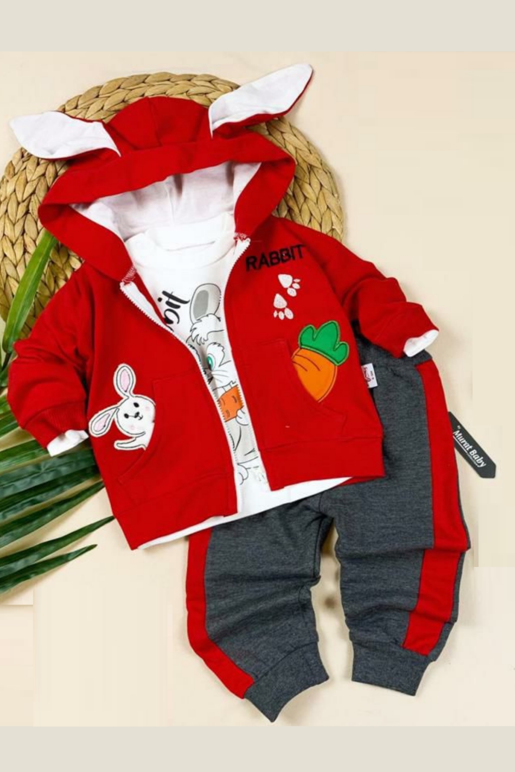 Boy long sleeve set 3 parts