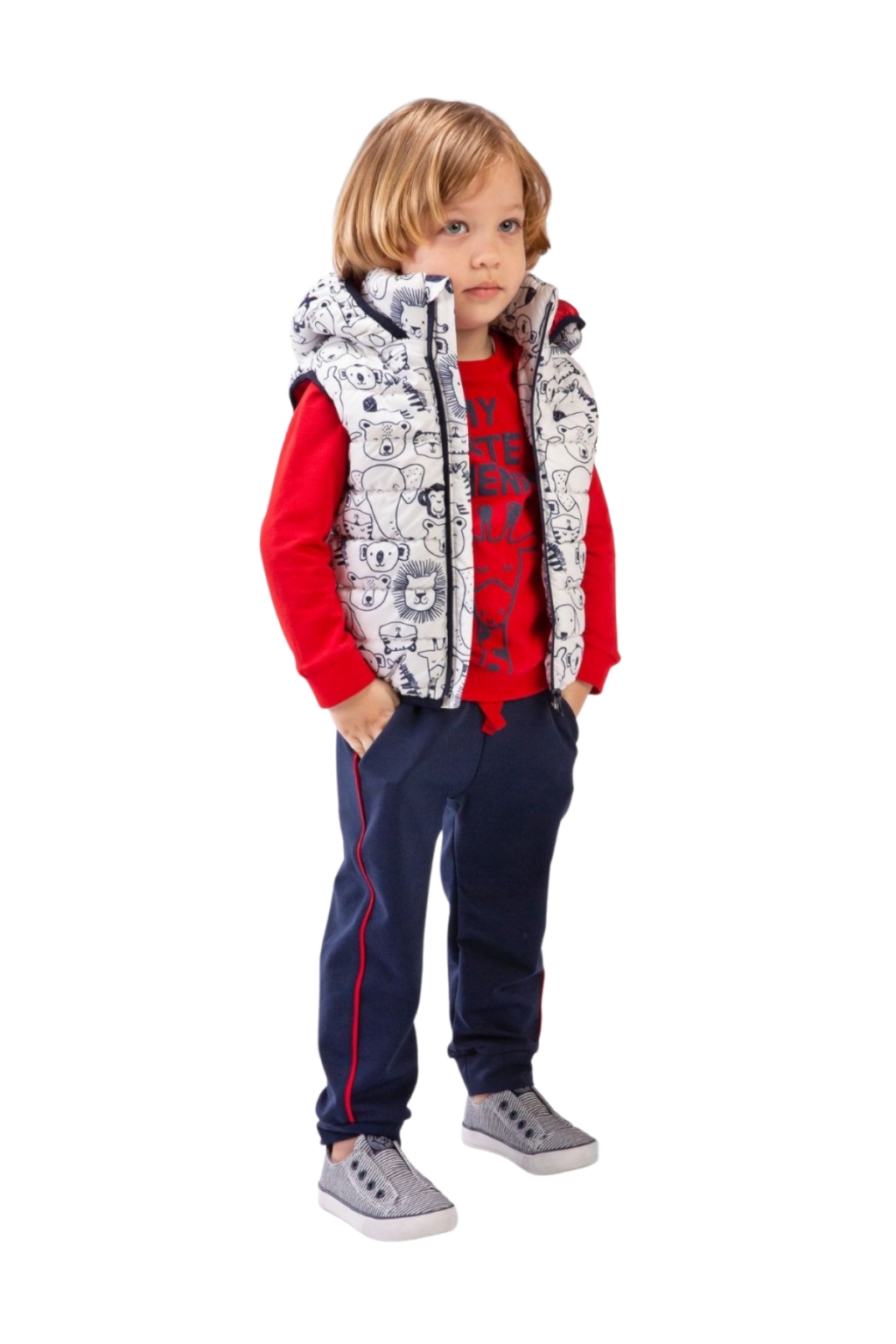 Boy long sleeve set 3 parts