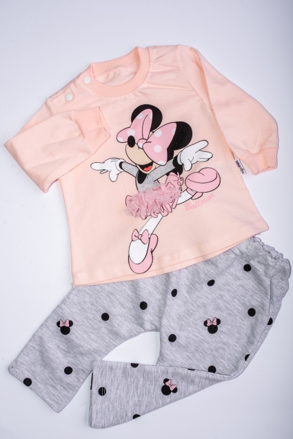 Minnie mouse long sleeve girl set