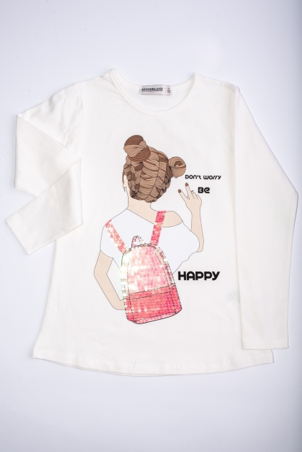 Long sleeve girl blouse