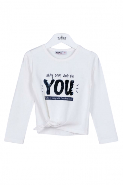 Long sleeve girl blouse