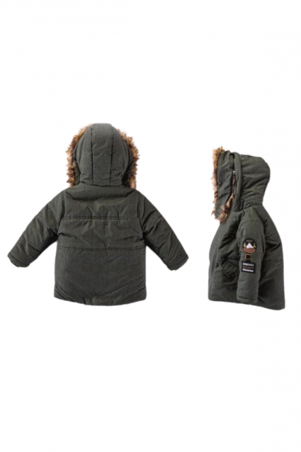 Jacket girl with a backpack