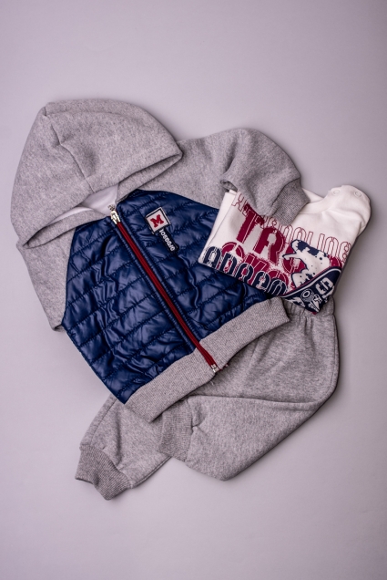 Boy long sleeve set 3 parts