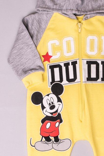 Mickey mouse boy long sleeve jumpsuit