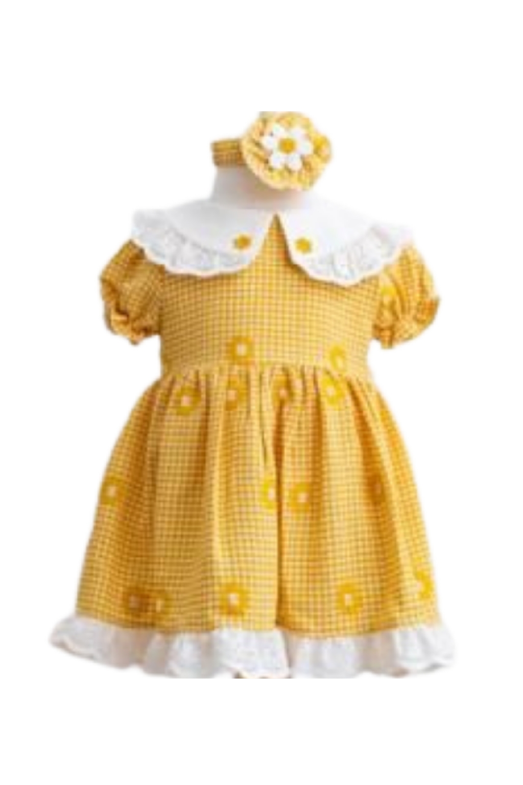 Short sleeve dress with ribbon