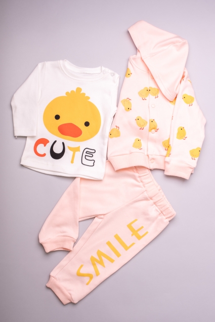 Girl`s long sleeve set 3 pieces