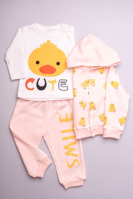 Girl`s long sleeve set 3 pieces