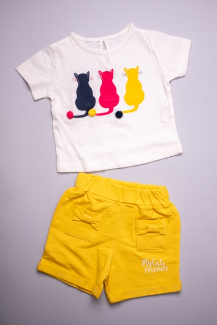 Short sleeve girl set