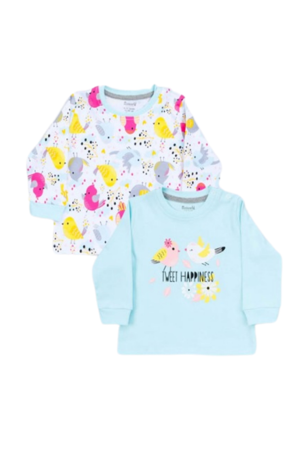 Blouse girl 2 pieces with birds