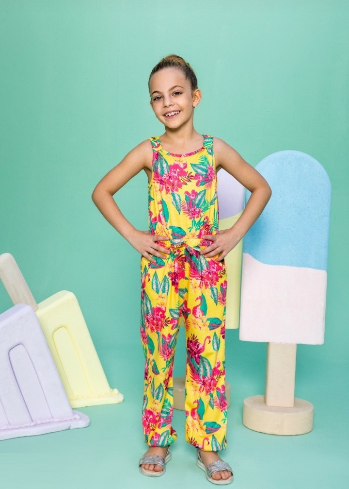 Overalls girl
