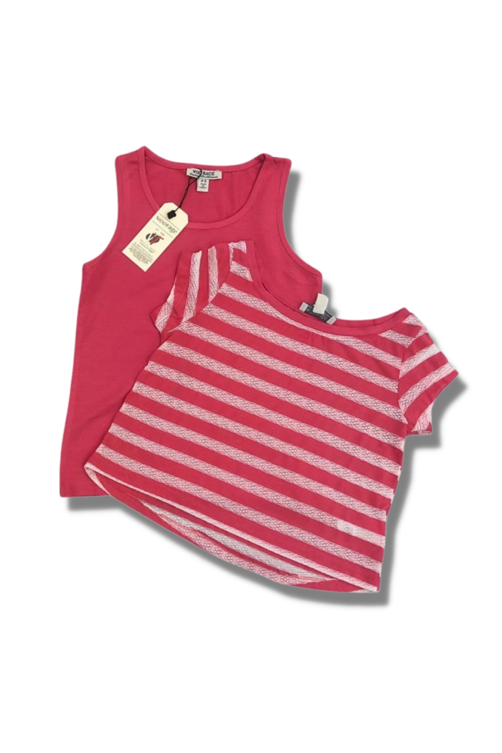 T-shirt with a tank top girl