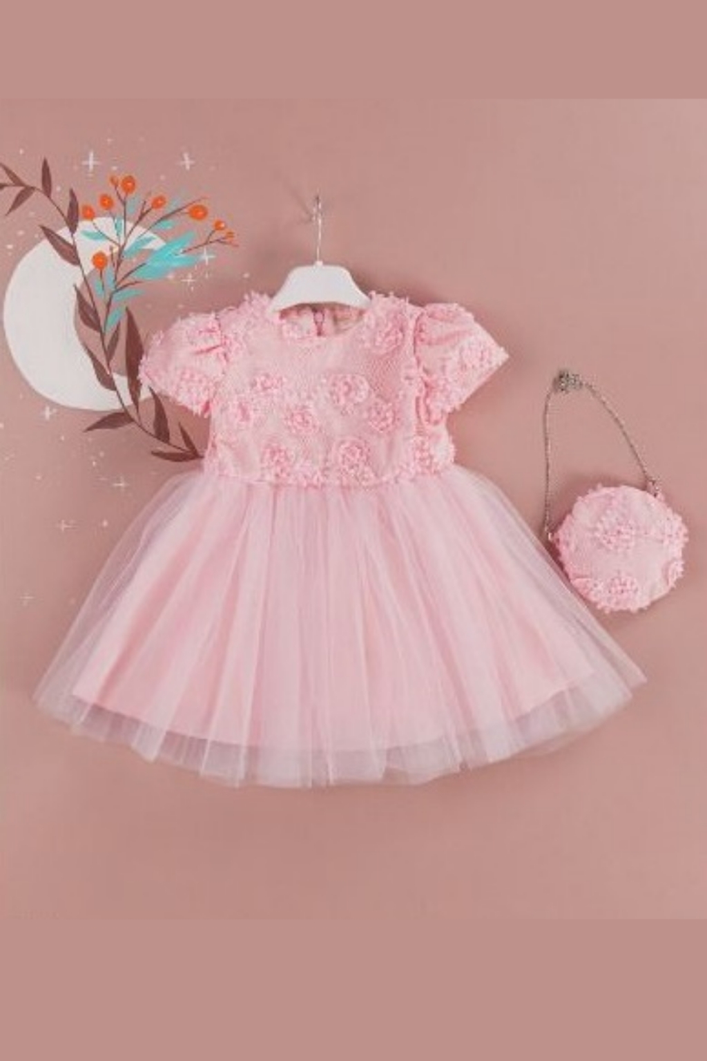 Formal dress with bag