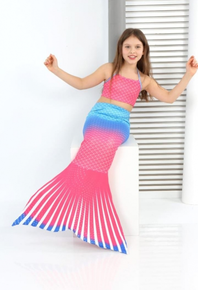 Swimsuit `mermaid` 3 parts