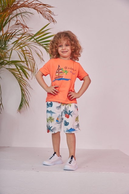 Short sleeve boy set