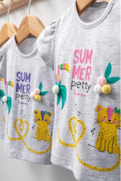 Short sleeve girl set