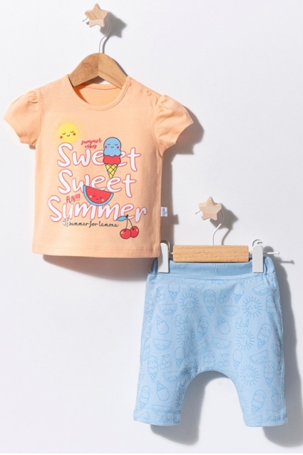 Short sleeve girl set