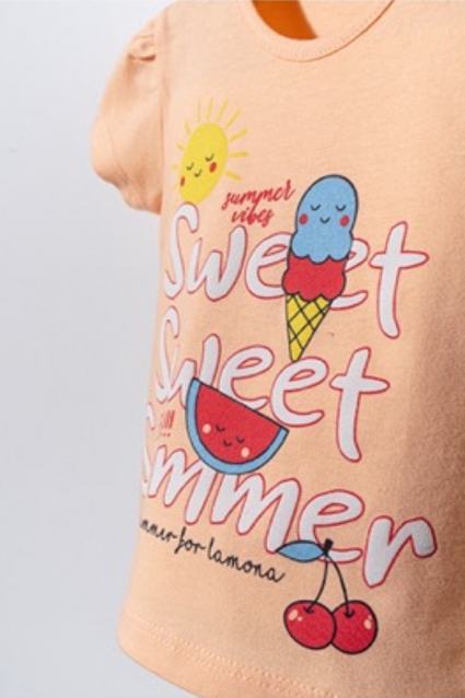 Short sleeve girl set