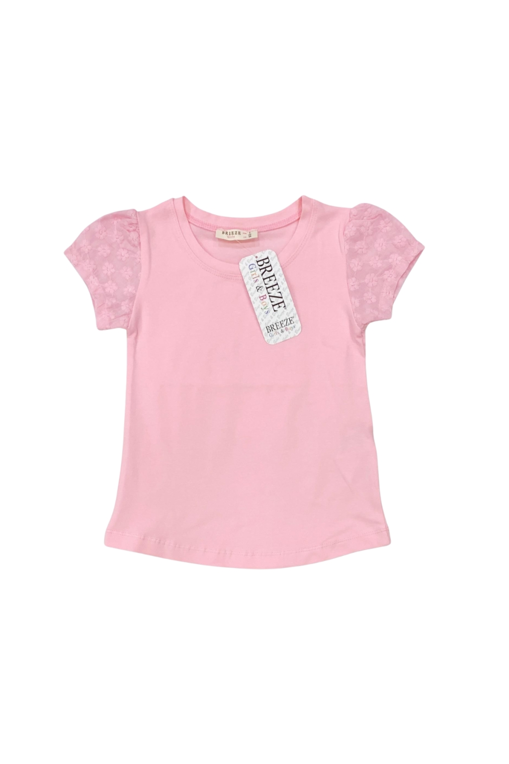 T-shirt girl with lace
