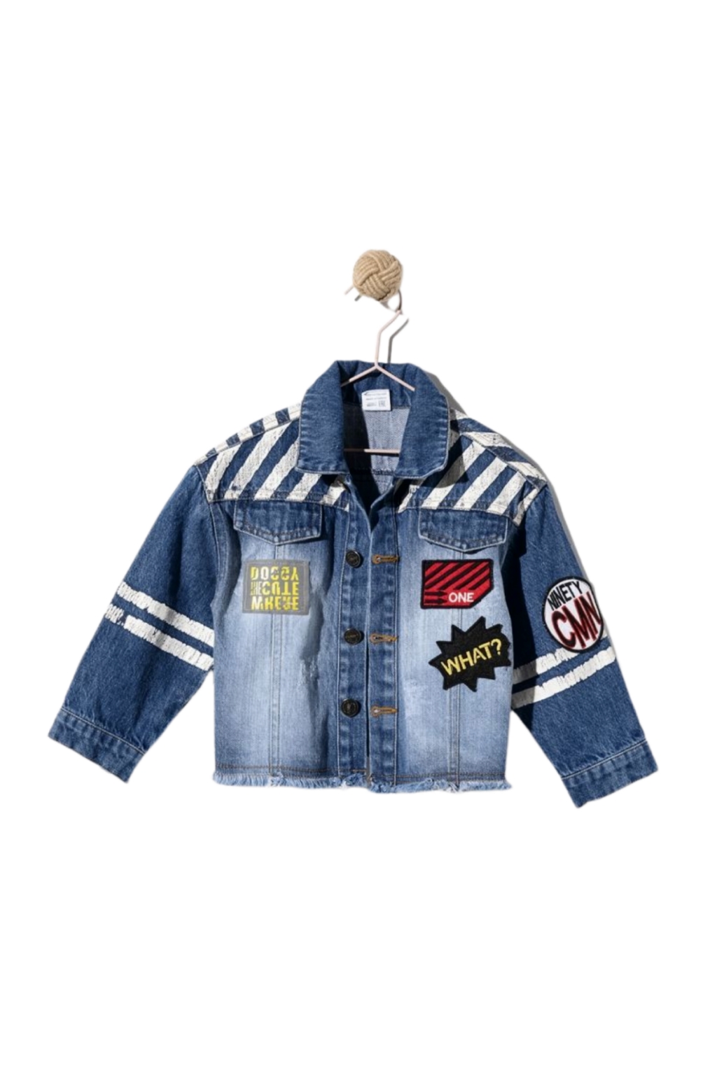 Denim jacket boy with applications