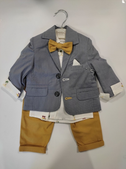 Formal suit boy long sleeve 4 pieces