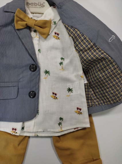 Formal suit boy long sleeve 4 pieces