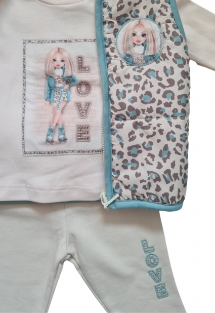 Set girl long sleeve 3 pieces