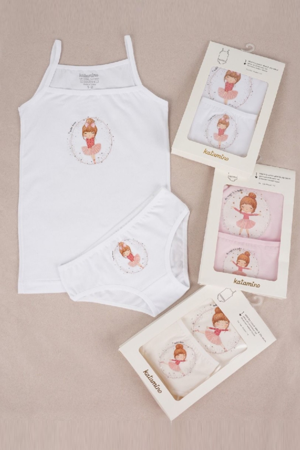 Tank top with bikini set 6 pieces