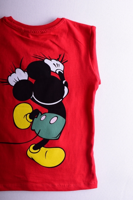 Boy`s long sleeve mickey mouse blouse