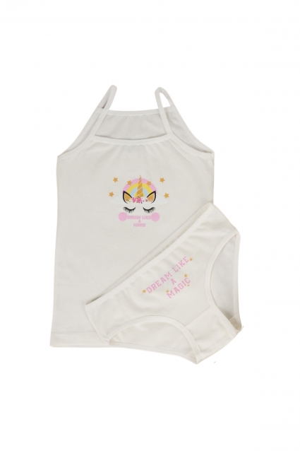 Tank top with bikini set