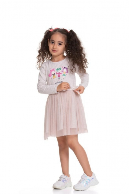 Long sleeve dress with baby girl