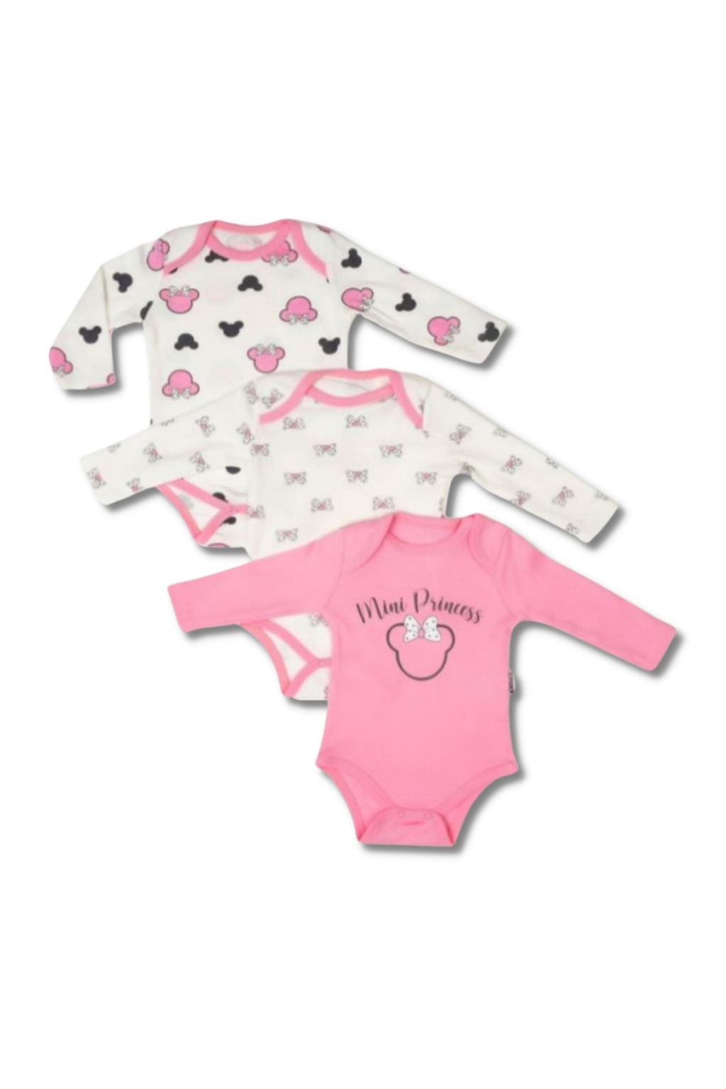 Girl`s bodysuit long sleeve 3 pieces princess