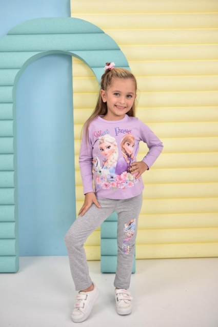 Blouse girl long sleeve frozen