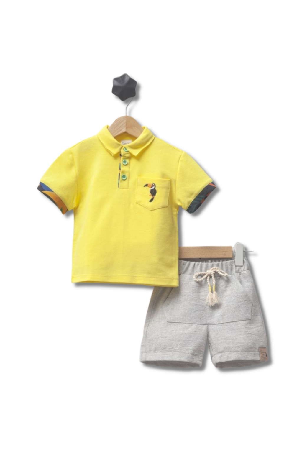 Boy short sleeve set