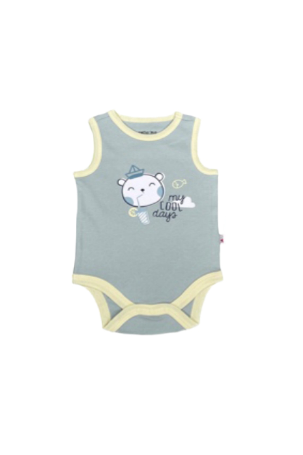 Boy organic cotton bodysuit