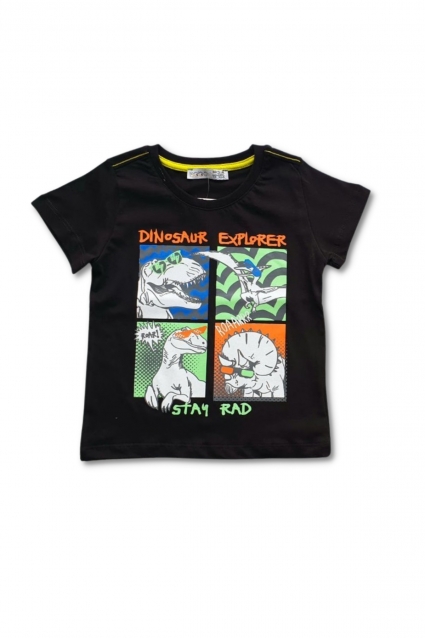 Tricou băiat cu dinozaur