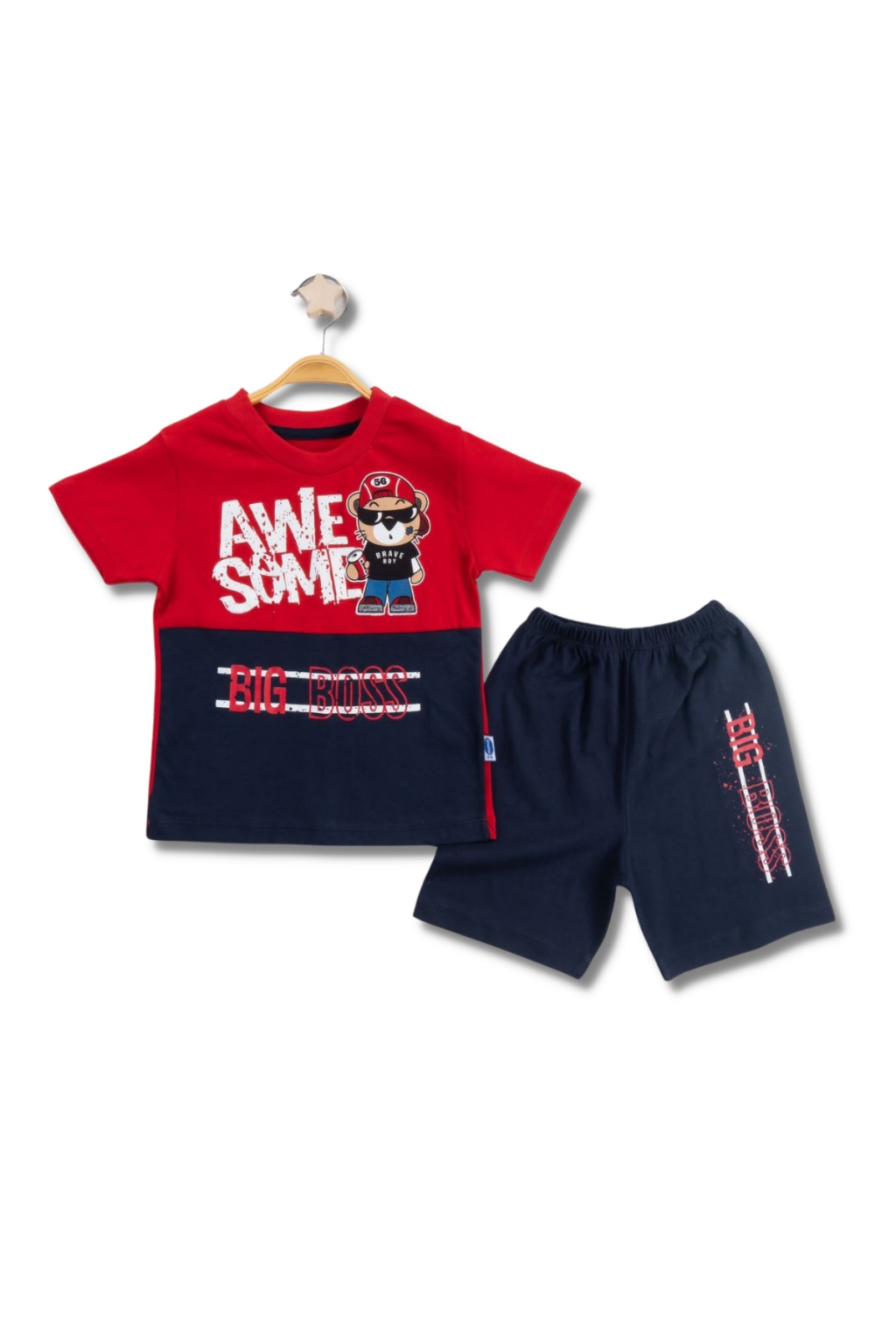Boy short sleeve set