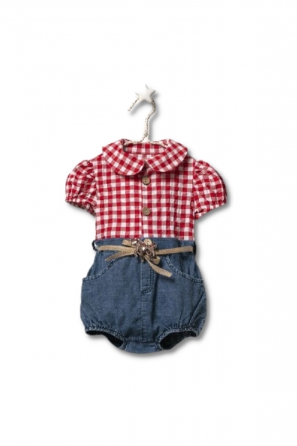 Jumpsuit girl short sleeve