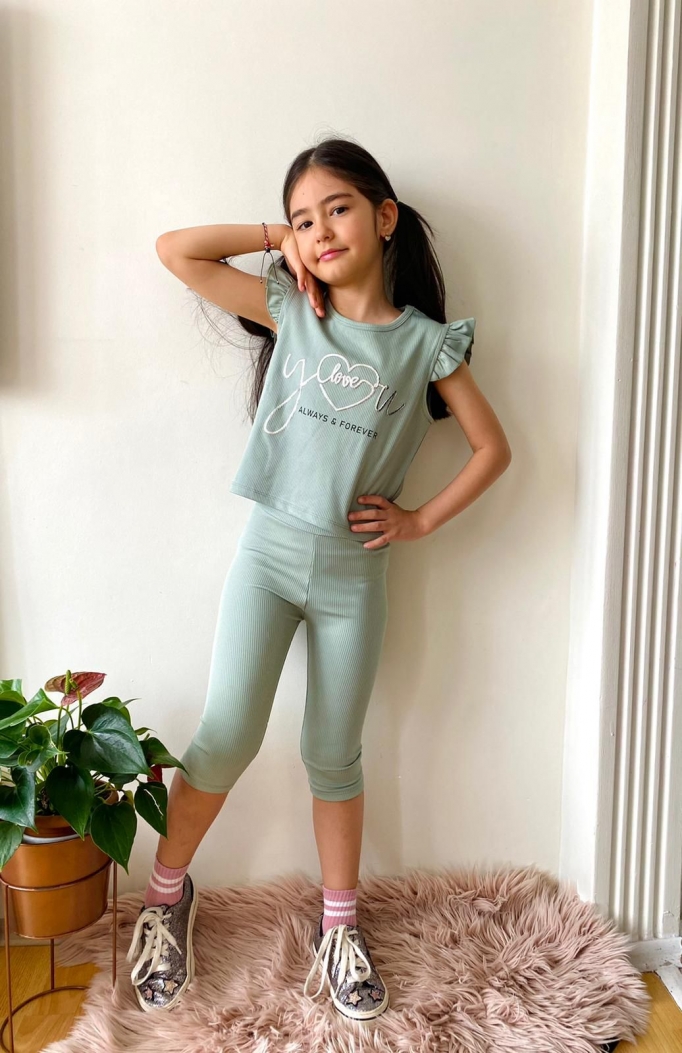 Girl short sleeve set