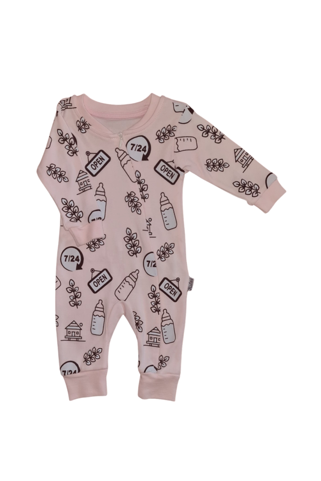 Long sleeve girl`s jumpsuit