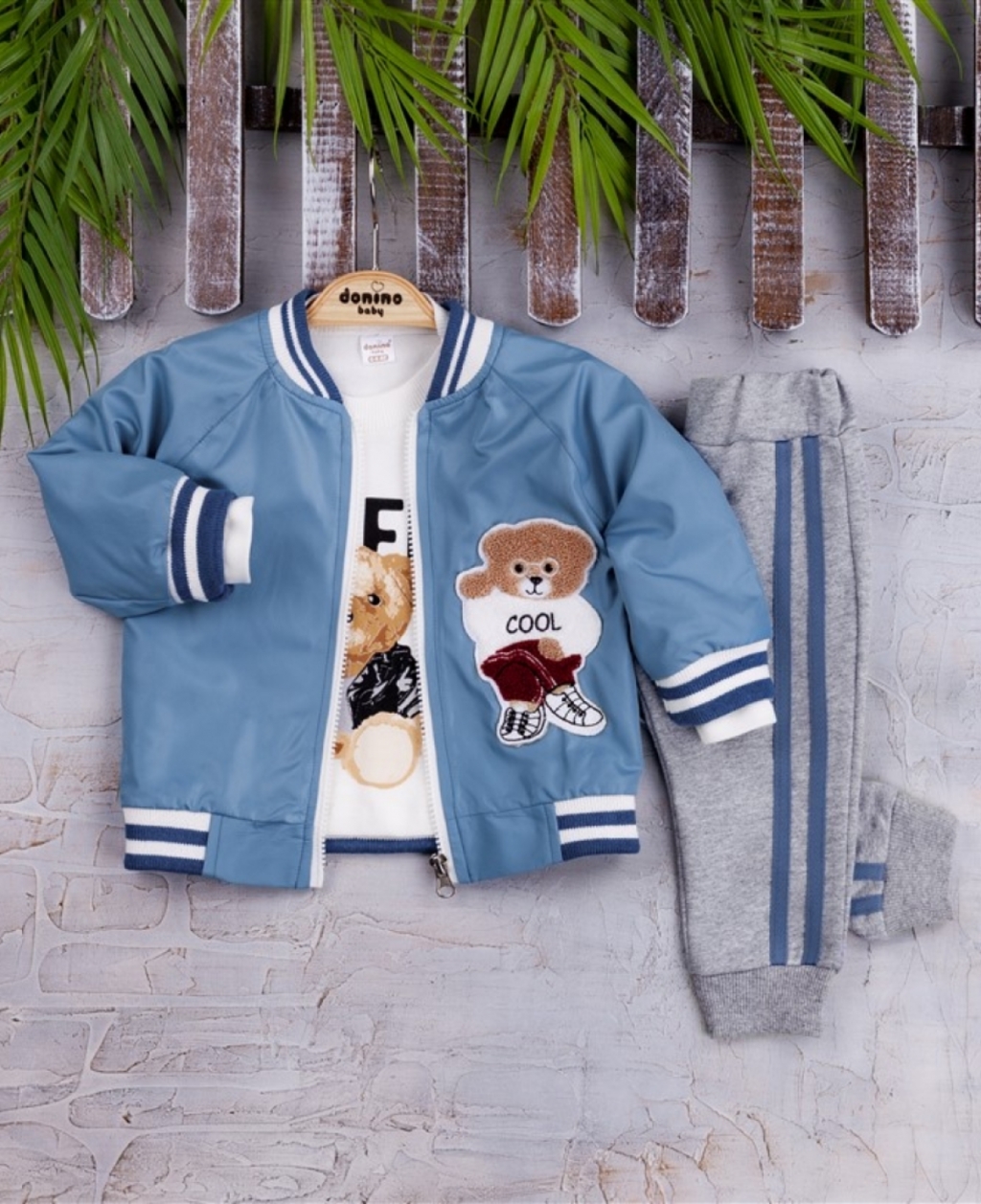 Boy`s long sleeve 3-piece set