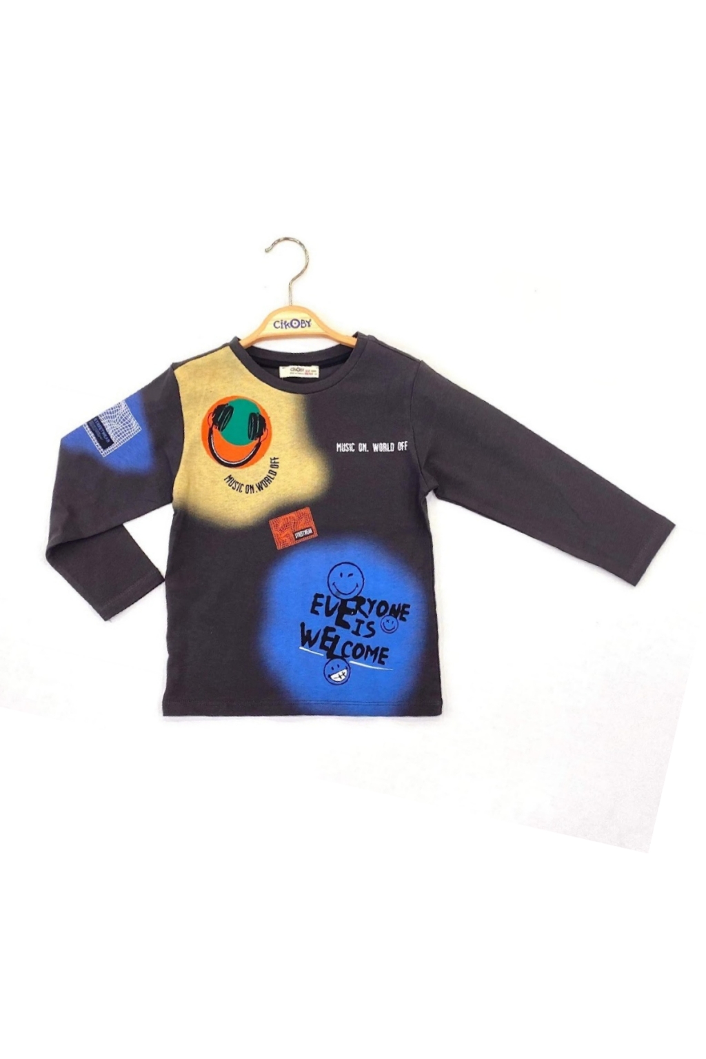 Long sleeve boy`s blouse