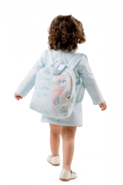 Wednesday long sleeve dress with backpack