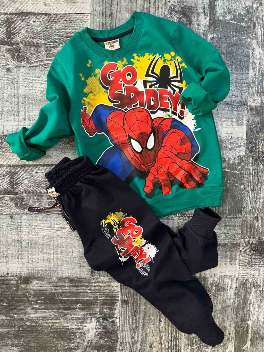 Spider-man long sleeve boy`s set