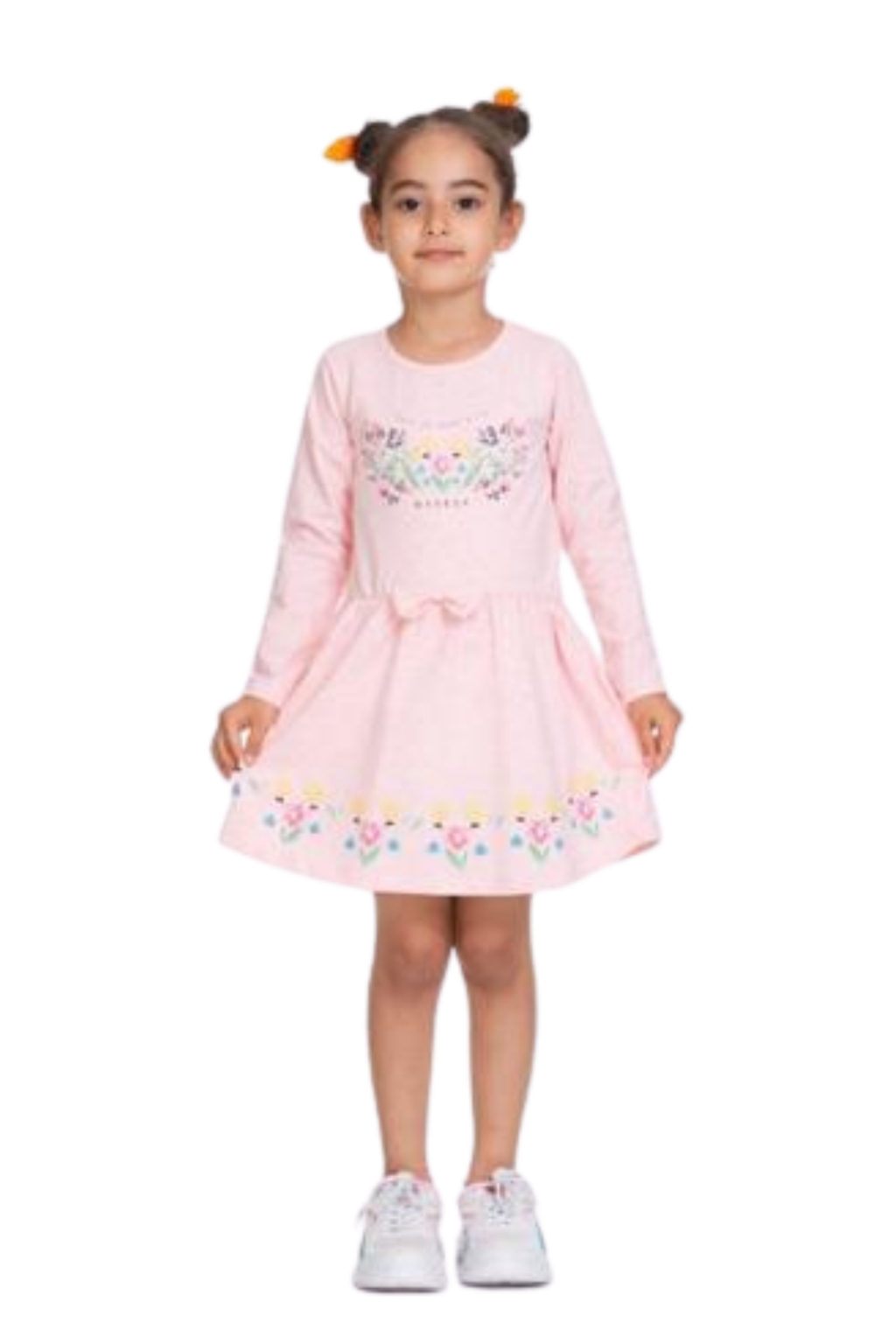 Long sleeve dress with baby girl