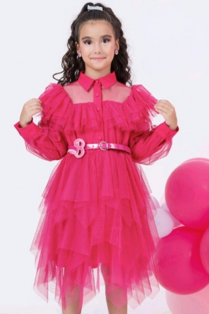 Rochie barbie cu centura